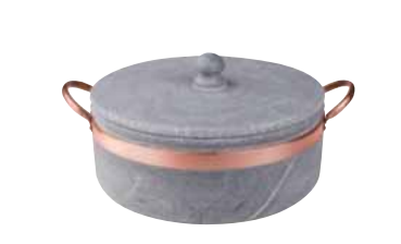 Pietra Ollare - Saucepot with lid 20cm